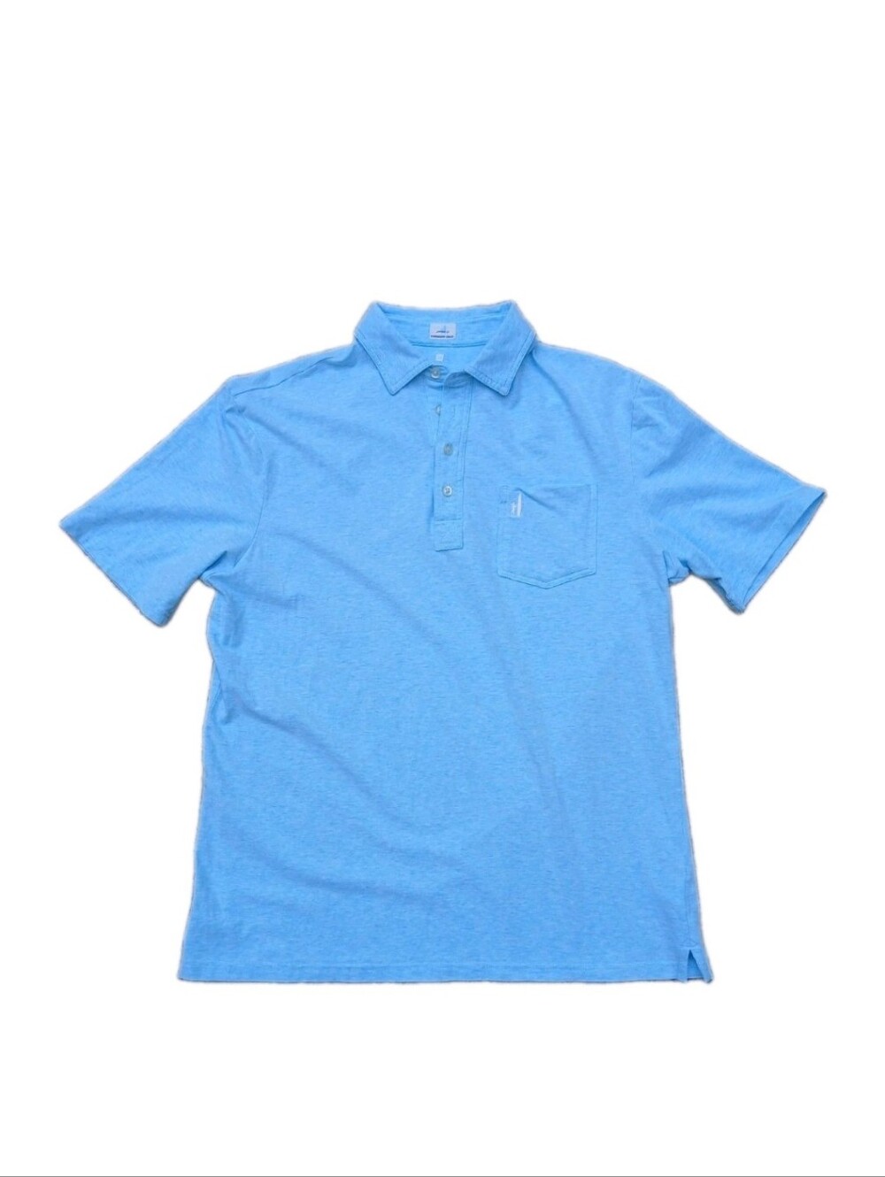 Johnnie-O Hangin Out Heathered Original Polo Blue Crush Mens Medium